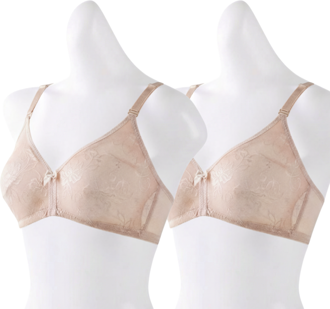 [두리] 풍기인견 홑겹 브라 쿨 2매 세트 국내산