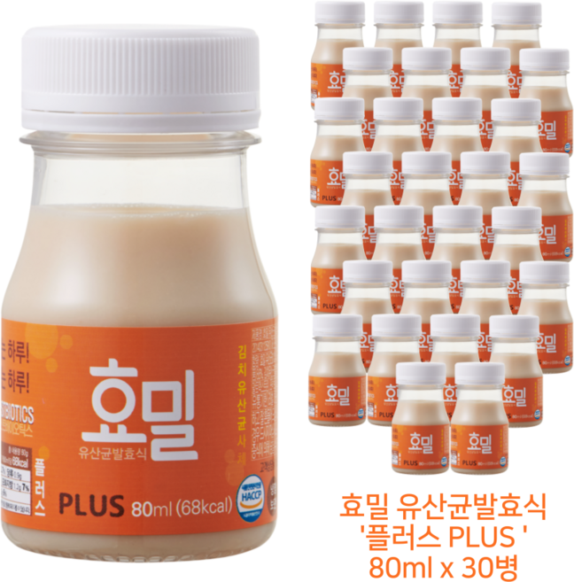 [효밀] [플러스] [효밀 플러스], 30개, 80ml