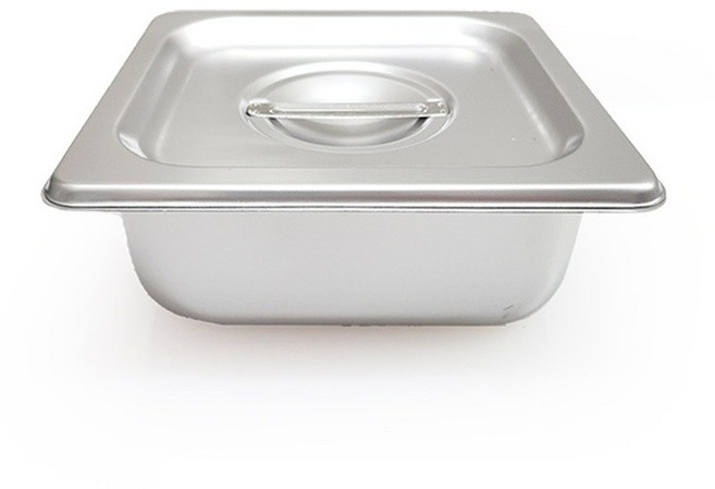 304스텐 밧드 업소용 바트 1/6 2인치 뚜껑세트 트레이 17.6x16x6cm, 1개, 상세페이지참조