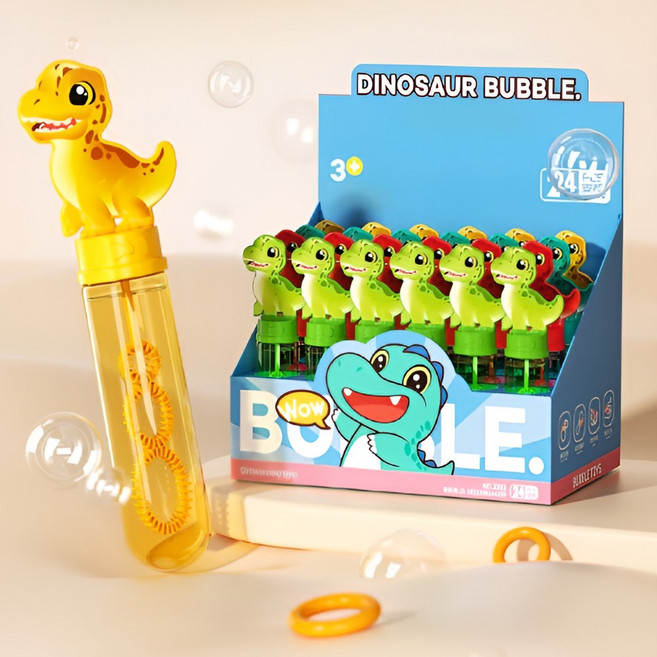 다이너소어 비누방울 놀이, 24개, 브라키오사우루스