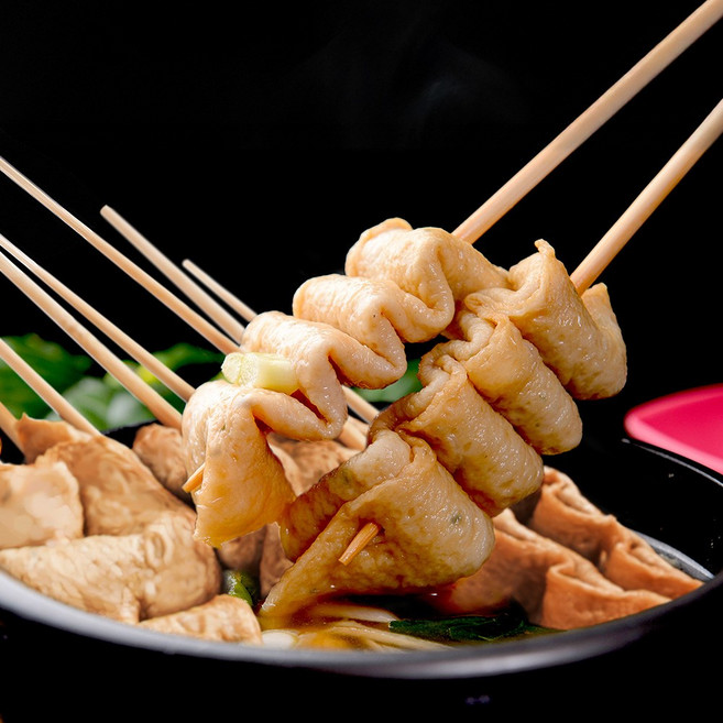 그곳에가면 부산어묵 캠핑 꼬치오뎅탕 세트(꼬치어묵10개입+소스1개), 1개, 320g