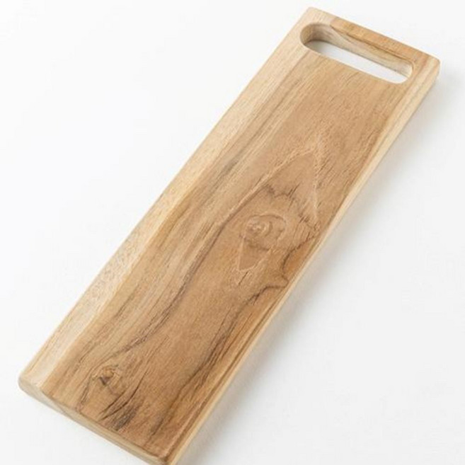 티크나무 플레이트 직사각 도마 40cm eve1+3Zdo