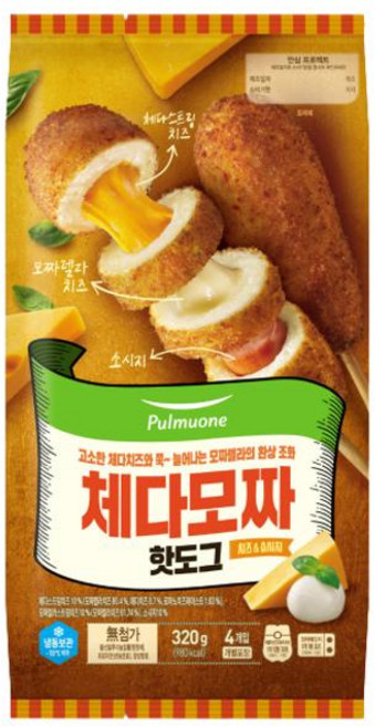 풀무원 체다모짜 핫도그 (320G), 320g, 1개