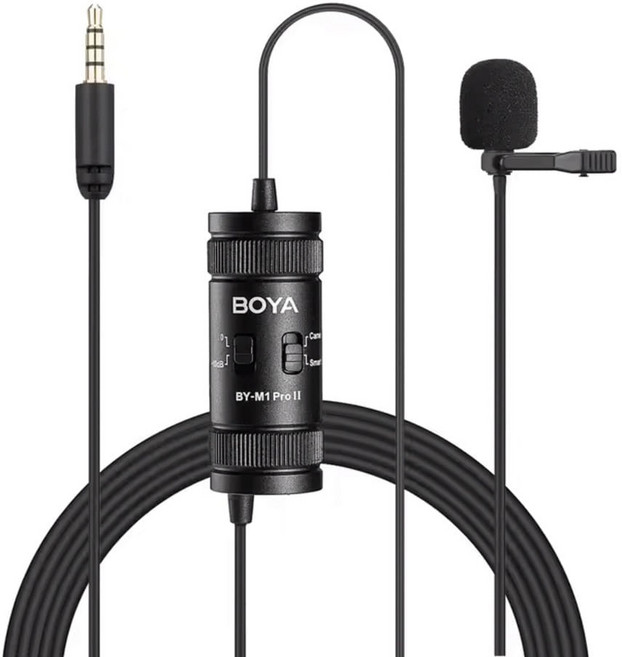 BOYA BY-M1 PRO II 다기능 핀마이크, 선택없음