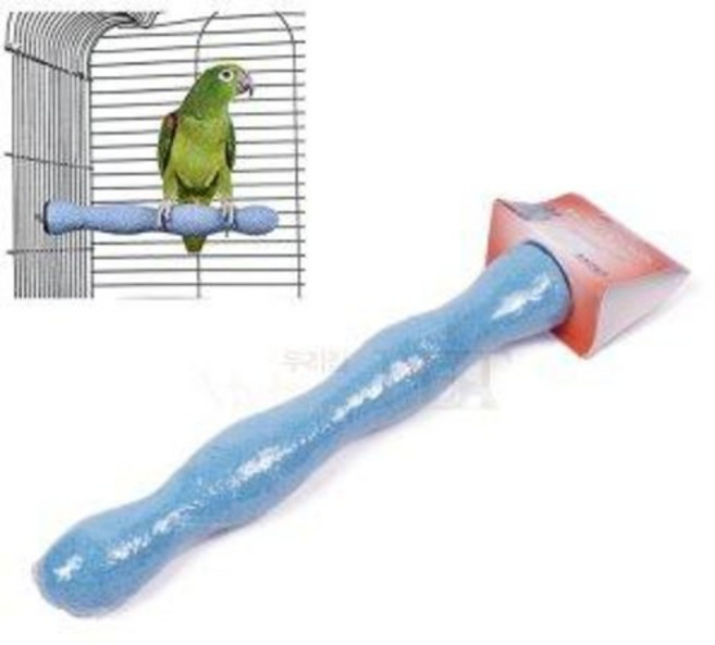 울퉁불퉁 발톱갈이 횃대 왕특대 (5.5cmx36cm) 앵무새 부리갈이, 1개