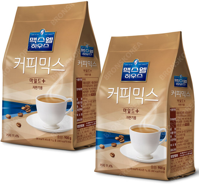 맥스웰하우스 커피믹스 마일드플러스 자판기용 900g, 1개입, 2개