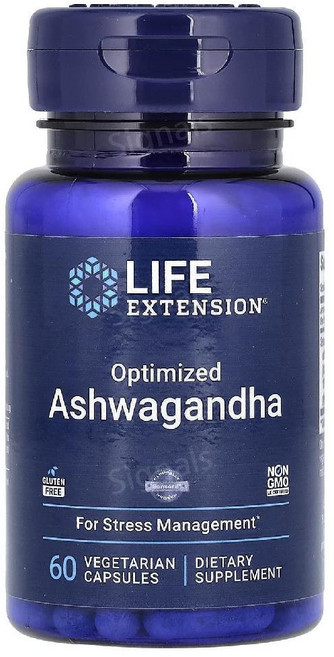 라이프익스텐션 아슈와간다 아쉬아간다 125mg 60캡슐 아쉬와간다 Ashwagandha, 1개, 60정