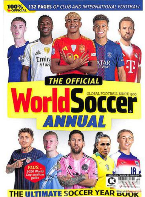 World Soccer Uk 2025년Annual The Ultimate soccer year book호