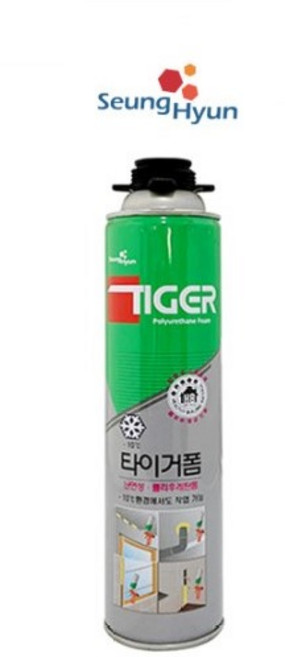 타이거 우레탄폼(건타입) 난연.단열 충진 본드 1박스(15EA), 1개