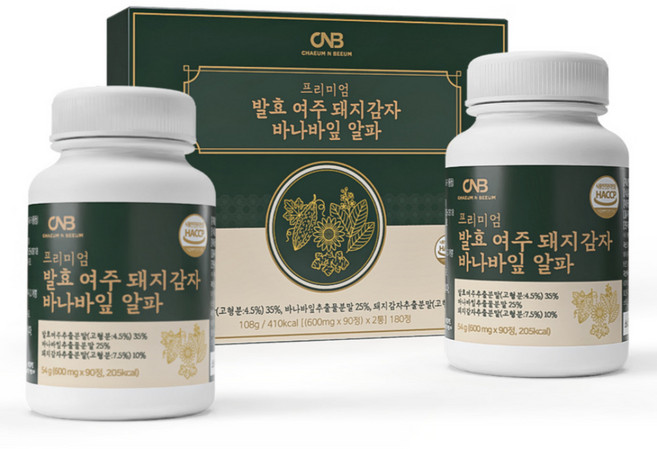 발효여주 바나바잎 추출물 여주정 플란타김치유산균 P인슐린 카란틴 식약처 HACCP 인증, 1세트, 180정