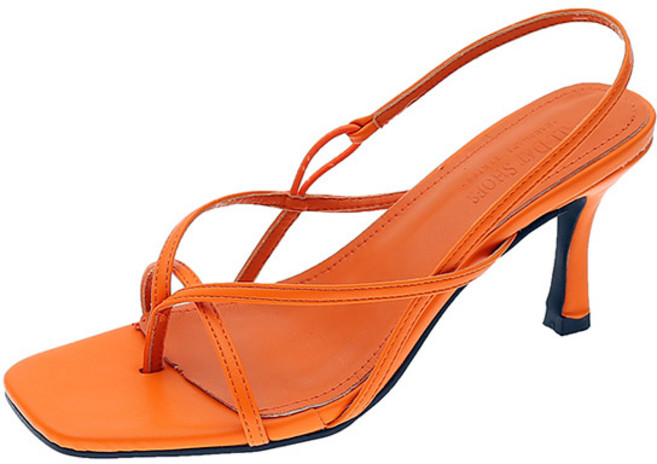 라블 여성용 밴딩 스트랩 샌들힐 7cm