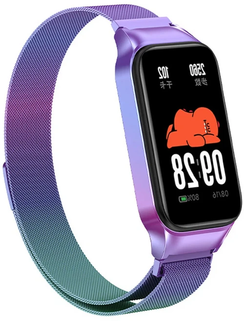 마그네틱 금속 팔찌 + Redmi Miband 8 액티브 밴드 용 보호 케이스 Xiaomi 2 새로운 간격 없음 스테인레스, 04 M, 01 레드미 Band 2