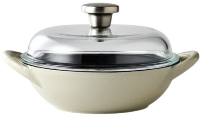 [모던하우스] 크림 무쇠주물 베이비웍D18_CREAM, 1개