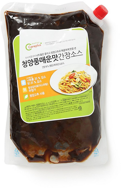 아워홈 행복한맛남 청양풍 매운간장맛 소스, 5개, 2kg