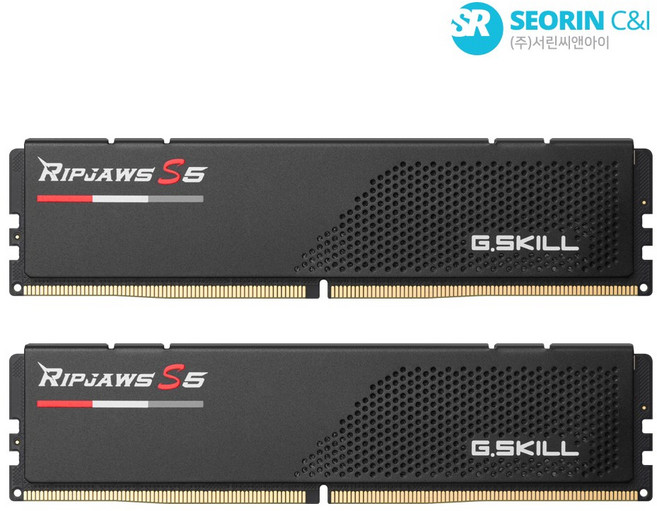 [서린공식] 지스킬 DDR5-5200 CL40 RIPJAWS S5 J 블랙 패키지 64GB(32Gx2)