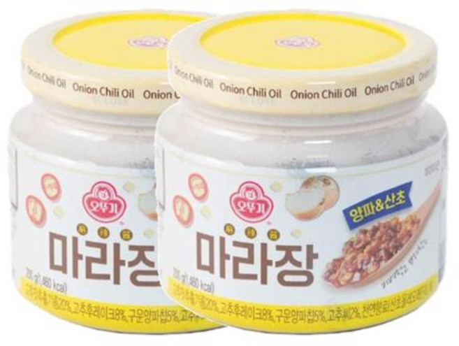 오뚜기 마라장 양파&산초 200g 2개, 5세트