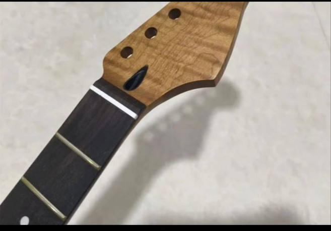 24프렛 로즈우드 로스티드 플레임 메이플 스테인리스 스틸 기타 넥 무광, [01] 옵션1