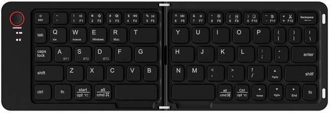 折疊藍牙鍵盤 多系統便攜式鍵盤 帶支架 超長續航 收納便利充電款 (台灣保固), X架構,B023粉色