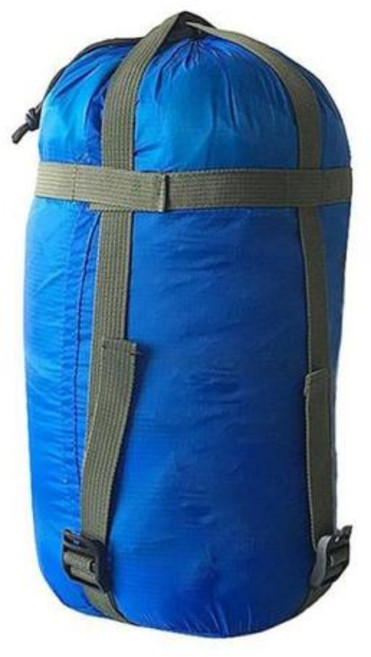 캠핑 침낭 미니 압축 팩 방수 물건 자루 보관 가방 비상 수면 야외 비비, sky blue, 1개