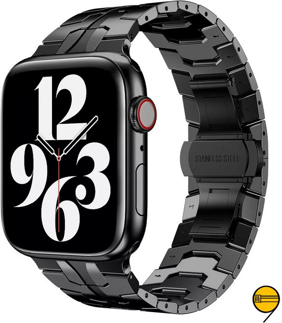 不鏽鋼錶帶 適用於 Apple Watch SE 金屬錶帶, 鋼鐵俠 銀色,49mm（Ultra1/2/3）通用, 1個
