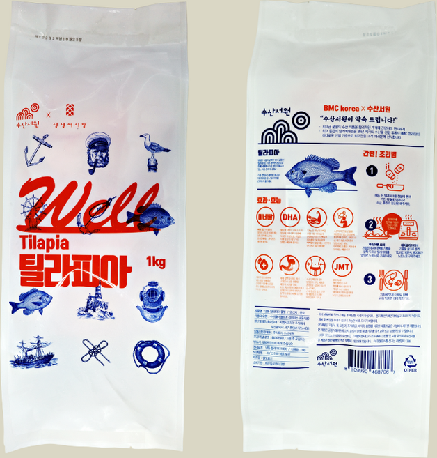 웰틸라피아1kg 생생어시장, 1개, 1kg