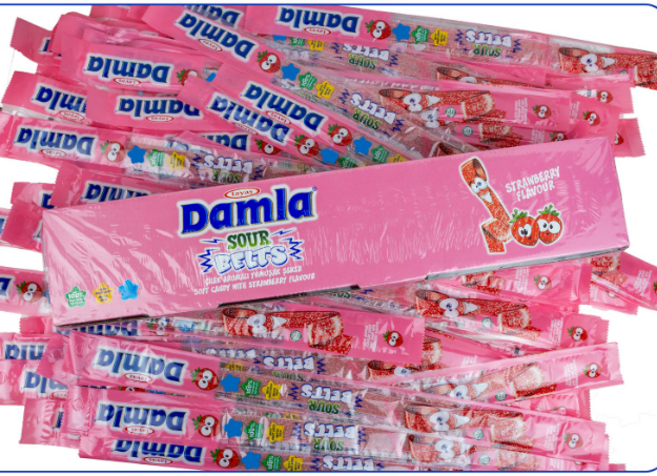 담라 타야스 사워 벨트 딸기향, 720g, 4개