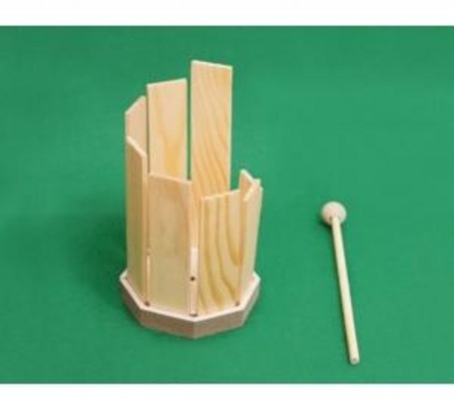 원통 실로폰 악기 만들기 키트, 1개, 8판, 나무