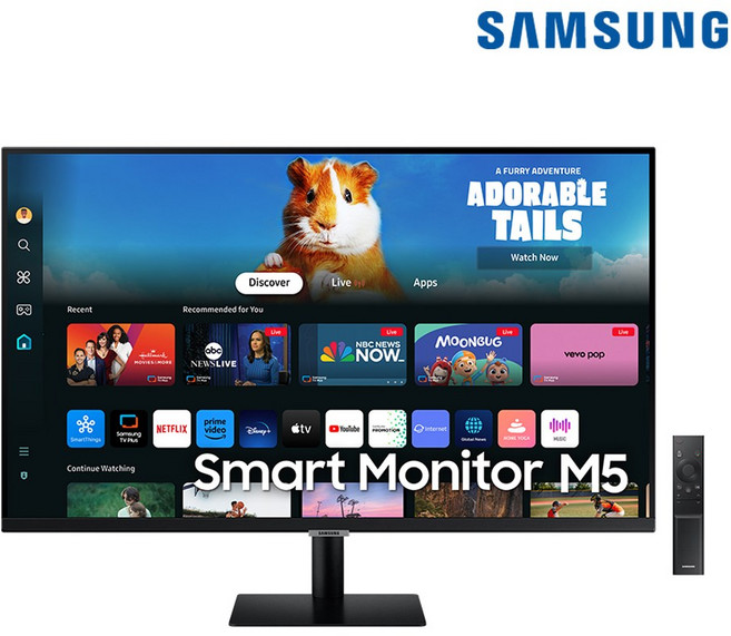 삼성전자 SMART M5 S32CM500/32인치 광시야각 FHD 스마트TV 겸용 모니터, 80.1cm, LS32DM500EKXKR