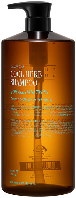 [공식판매처] 커리쉴 쿨 허브 샴푸, 1개, 1.6L