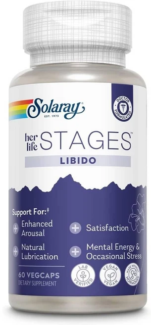 솔라레이 헐 라이프 스테이지 리비도 SOLARAY her Life Stages Libido, 1개, 60정 - 쿠팡