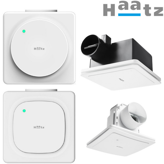 하츠 욕실 환풍기 모음 아파트 빌라 단독주택 화장실 담배냄새 벌레 차단, 1개