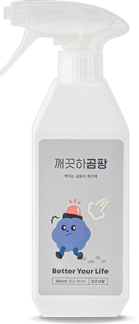 청춘생활 곰팡이 클리너 깨끗하곰팡 물때 제거 욕실 화장실 벽지 곰팡이 500ml, 1개