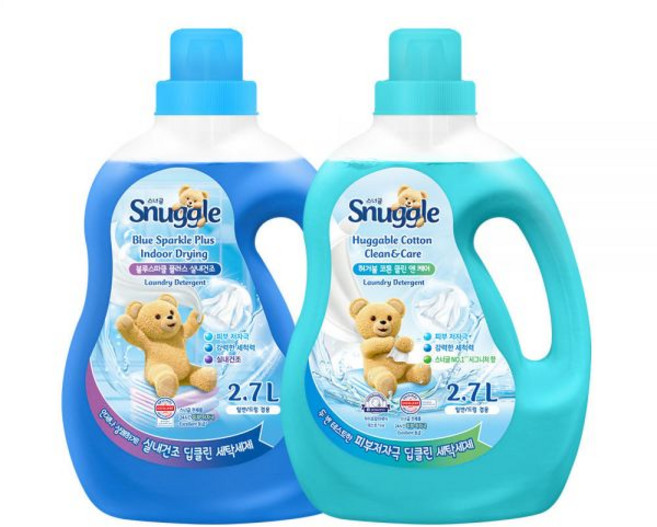 스너글 딥클린 액체세제 일반 드럼 겸용 블루스파클 플러스 실내건조 2.7L + 허거블 코튼 클린앤케어 2.7L, 블루스파클플러스 2.7L, 블루스파클플러스 2.7L, 1