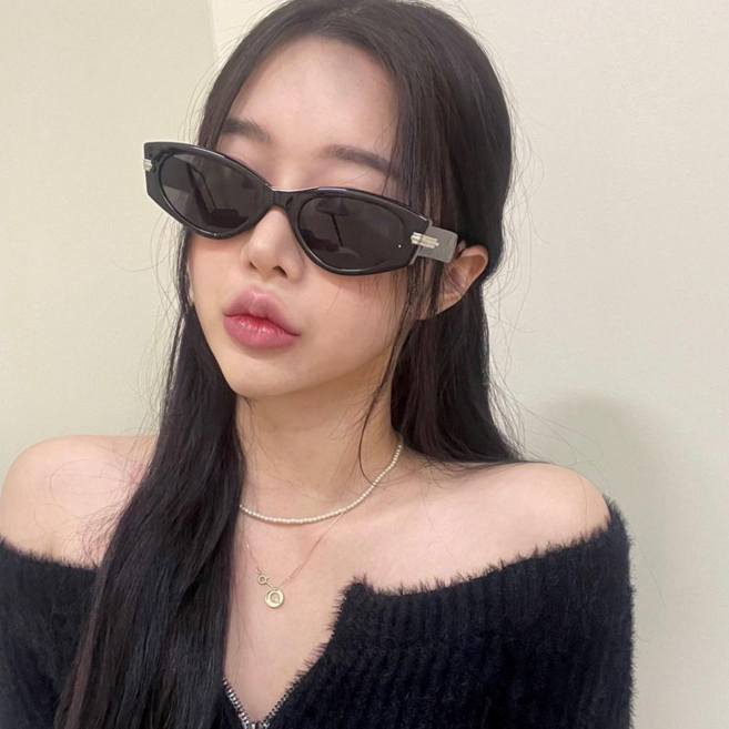 VANANA2 데일리 캐주얼 빈티지 유니크 힙한 레트로 선글라스