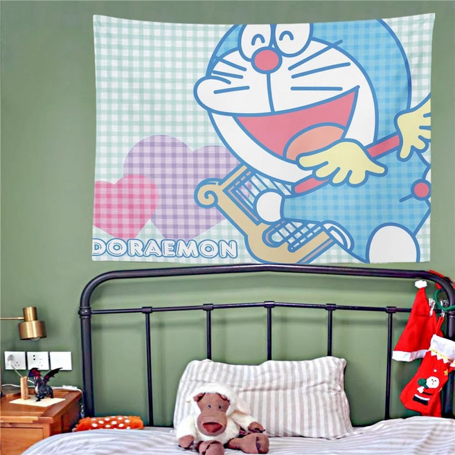 도라에몽 포스터 패브릭 태피스트리 배경천 굿즈, G