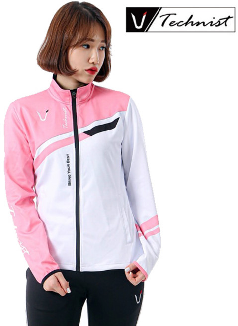 테크니스트 여성 트레이닝 자켓 핑크 TLS-2904 PK