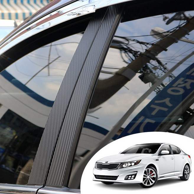 어른킹 뉴K5 BC필러 포스트 마스크 데칼 스티커 자동차 기둥 몰딩 포인트 컬러 시트지, 뉴K5-무광그레이(필러포스트), 1개