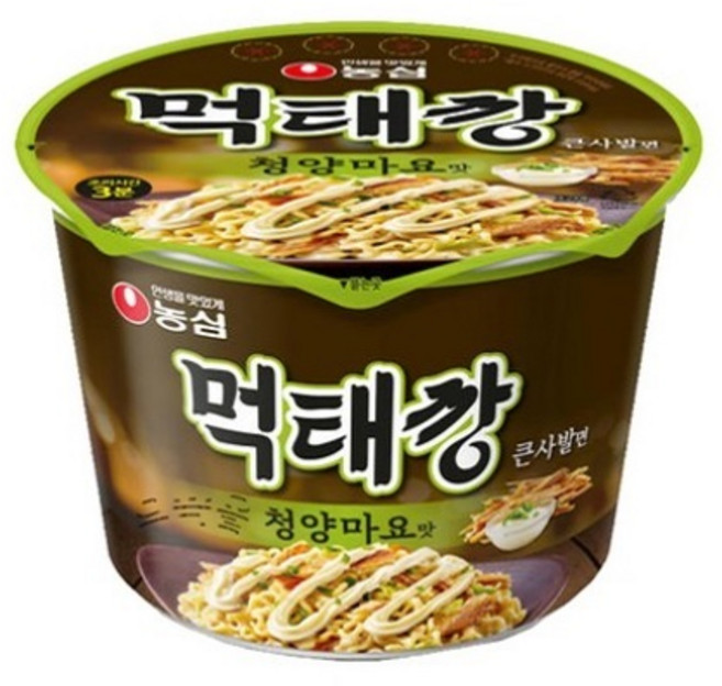 먹태깡 큰사발면 청양마요맛 118g, 8개