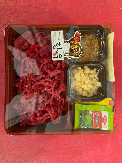 한우 투플 육회 풀세트, 1개, 200g