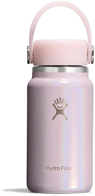 Hydro Flask 마이크로 보틀 - 누출 방지 지갑 또는 포켓 플라스크 단열 미니 물병 190ml(6.7온스) 넥타 오렌지, GLIMMER PINK - 쿠팡