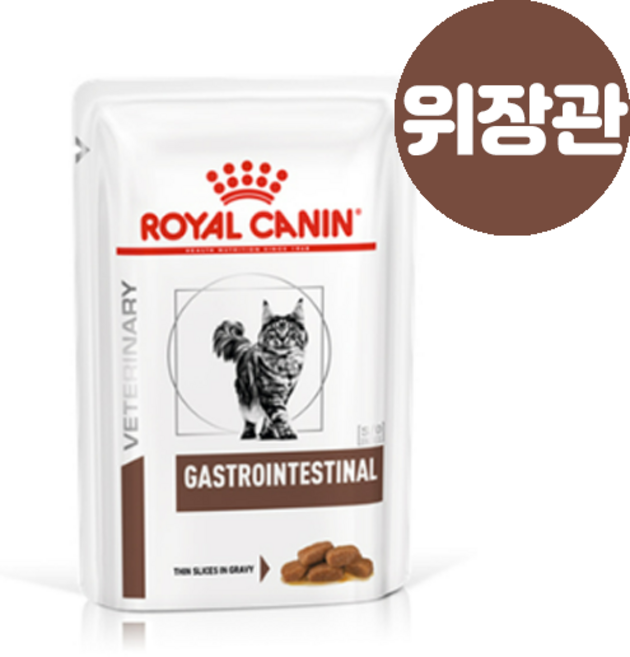 로얄캐닌 캣 가스트로인테스티널(CAT GASTROINTESTINAL) 파우치, 1개, 닭