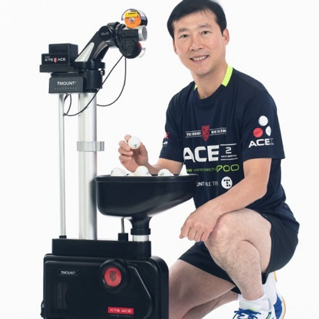 티마운트 TBOT KTS ACE 실속형 탁구로봇 훈련용품
