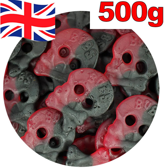 [영국발송] 500g 스웨디시 스웨덴 젤리 법스 기본 라즈베리 앤 리코라이스 감초맛 Raspberry&Liquorice, 1개