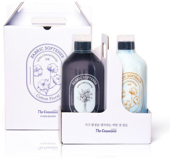 [판매기한 임박할인 제조일 24년8월] 더컨센서스 초고농축 섬유유연제 950ml 코튼플로럴, 0001 기본상품, 1개