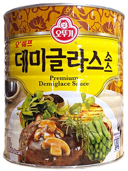 오뚜기 데미글라스 소스 3kg x 4캔, 4개