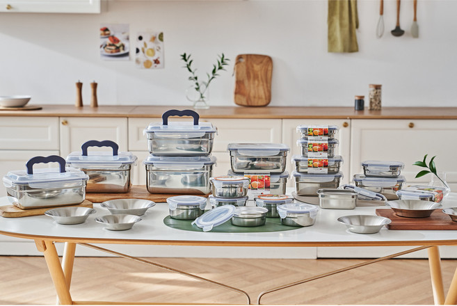 까사맘 스텐밀폐용기 28종, 1개