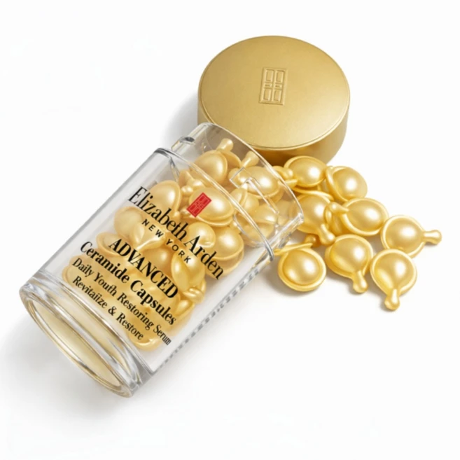 엘리자베스아덴 어드밴스드 세라마이드 골드 세럼 30캡슐, 14ml (울트라 골드 30캡슐), 1개, 14ml - 쿠팡