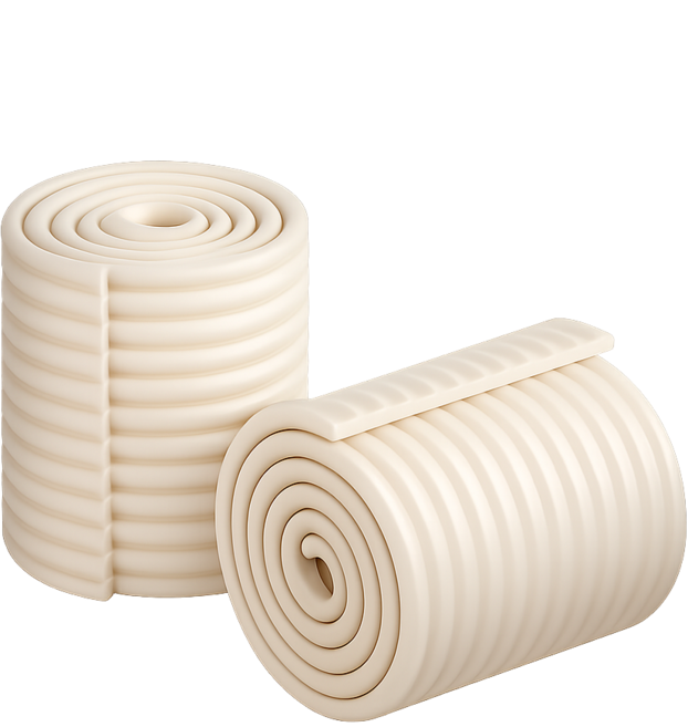 홈가드 벽 기둥 코너 모서리 보호대 20cm x 2m 와이드 쿠션테이프, 화이트, 1개