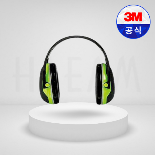 3M 귀덮개 소음차단 층간소음 고소음작업 사격 귀마개 X4A, 1개