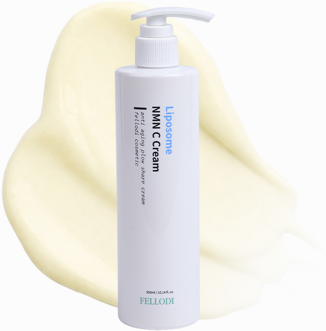 리포좀 대용량 NMN 비타민 C 크림 수분 보습 재생 리프팅 탄력 주름 미백 화이트닝 영양, 1개, 300ml